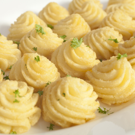 Duchess Potatoes Squareの写真素材