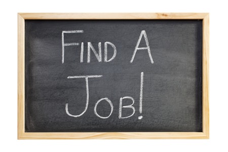 Recruitment Blackboard Find A Jobの写真素材