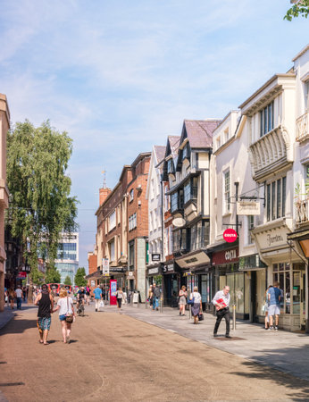 Exeter High Street Devon UK