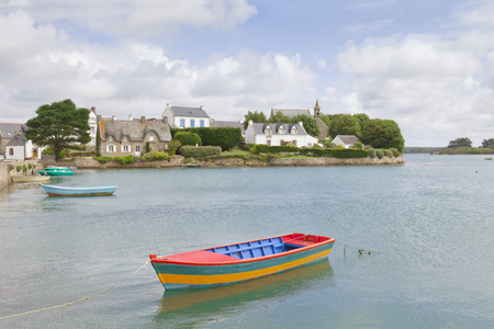 Ile de Saint Cado Brittany Franceの写真素材