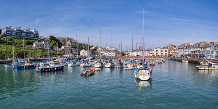 Ilfracombe Harbour Devon UKのeditorial素材