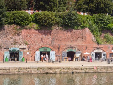 Exeter Quay Devon UKのeditorial素材