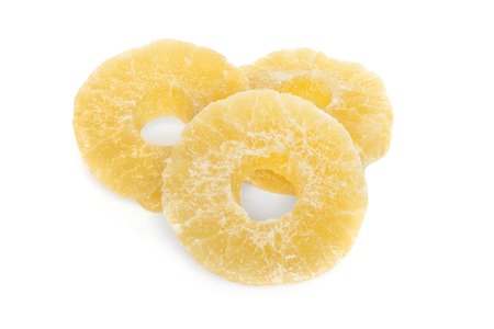 Glace Pinapple on Whiteの写真素材