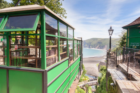 Cliff Railway Lynton Devon UKのeditorial素材