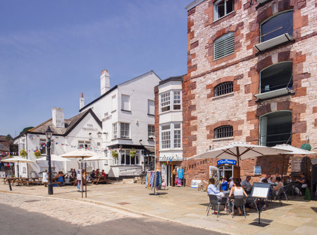 Exeter Quay Devon UKのeditorial素材