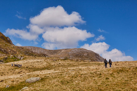 Snowdonia National Park UKのeditorial素材