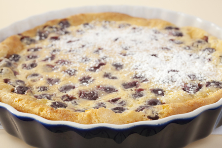 Cherry Clafoutis French Food Dessertの写真素材