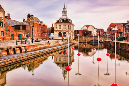 Purfleet Quay, Kings Lynn, Norfolk, England.のeditorial素材