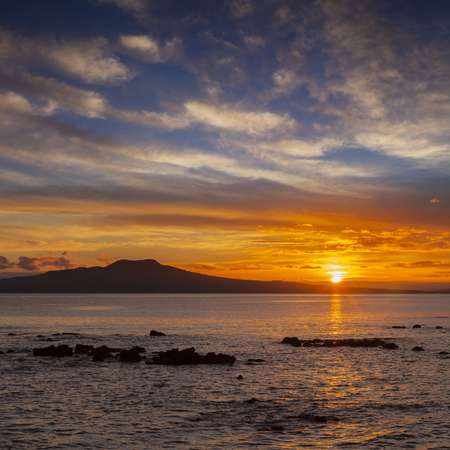 Rangitoto Auckland New Zealandの写真素材