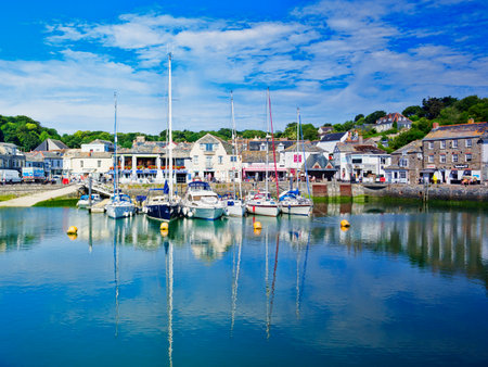 Padstow Waterfront Cornwall UKのeditorial素材
