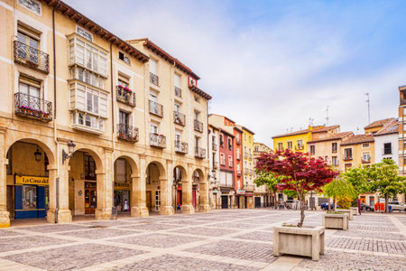 Logrono Town Square, Spainのeditorial素材