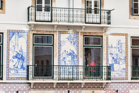Lisbon Old Town House with Ceramic Panels