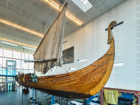 Gokstad Viking Ship, Icelandのeditorial素材