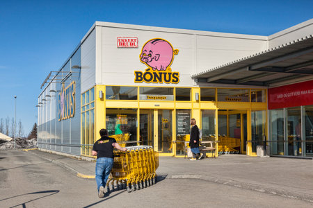 Bonus Supermarket Egilsstadir East Icelandのeditorial素材