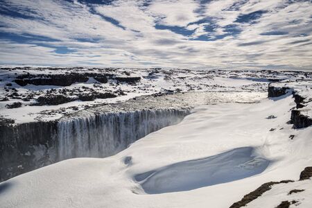 Dettifoss Waterfall, Icelandの写真素材