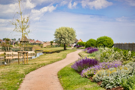 The Venetian Waterways and Boating Lake, Great Yarmouthのeditorial素材