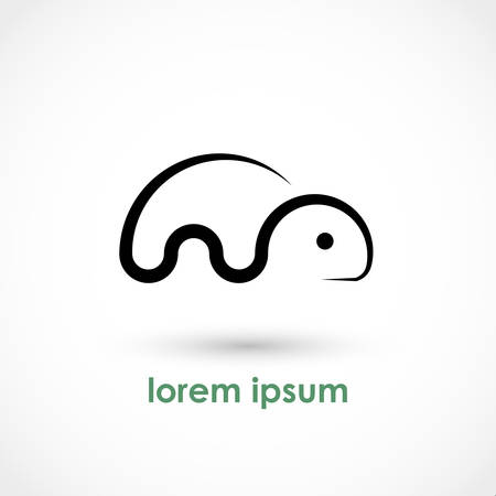 illustration of a turtle symbolのイラスト素材