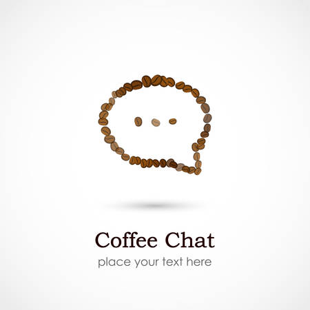 illustration of a Coffee Chatのイラスト素材