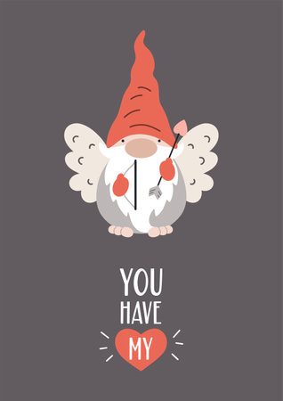 Cupid gnomeのイラスト素材