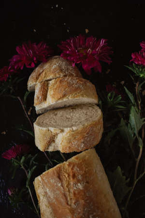 loaf of bread on the table