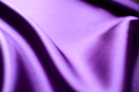 Purple satin fabric texture as background, closeup. Space for textの写真素材
