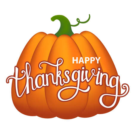 Happy Thanksgiving Day. Typography vector design. Design template. Colorful autumn leaves. Fall Autumn Harvest.のイラスト素材