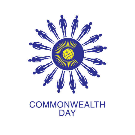 Poster Holiday of Unity and Security - Commonwealth Day Calendar holiday on March.のイラスト素材