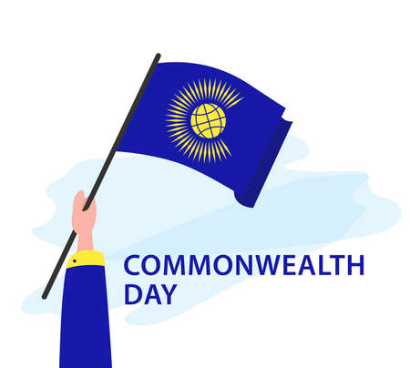 Poster Holiday of Unity and Security - Commonwealth Day Calendar holiday on March.のイラスト素材
