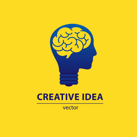 brain symbol template.のイラスト素材