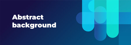 Geometric banner design. Bright blue dynamic abstract vector background. Cover of business presentation banner for sale event night party.のイラスト素材