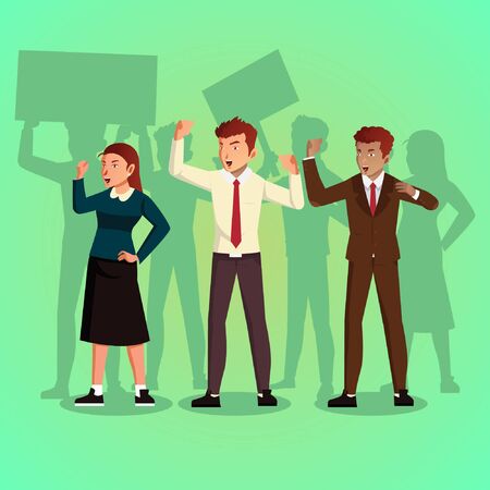 Worker Demonstrationのイラスト素材