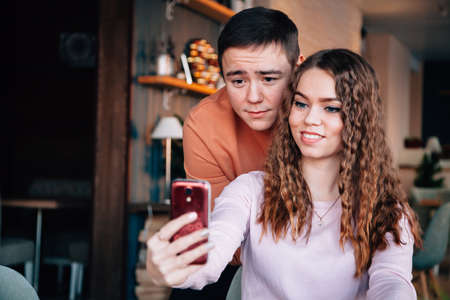 Couple having romantic dinner