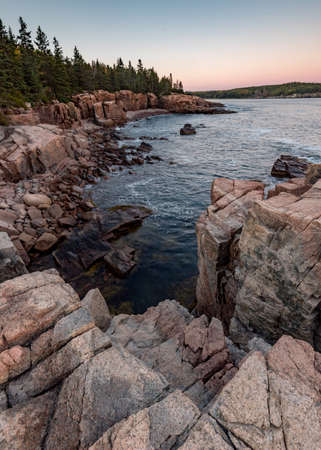 Acadia National Park in Maineの写真素材