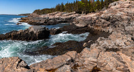 Acadia National Park in Maineの写真素材
