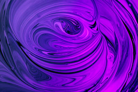 Purple and magenta waves on fusion of colors. Fluid Art. Abstract marble background or textureの写真素材