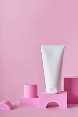 Beauty natural skincare product mock up.