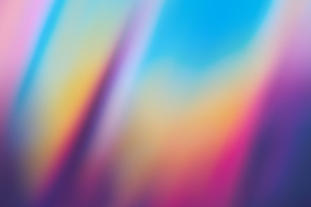 Soft gradient background with Smooth Blurred holographic iridescent colors.の写真素材