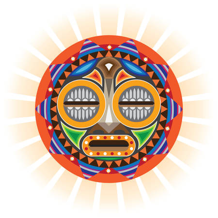 African maskのイラスト素材