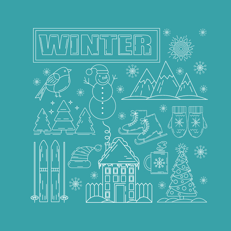 Christmas frame template card. Vector backgroundのイラスト素材