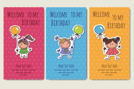 Vector Illustration of a Happy Birthdayのイラスト素材