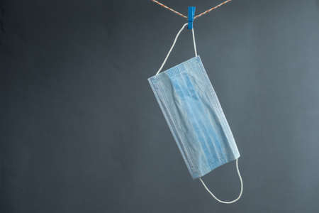 Love symbol, two hearts on a rope on a white background, close-up.の写真素材