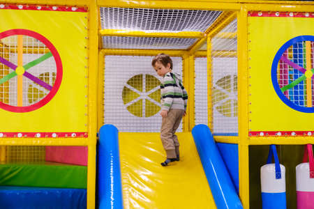 Play kid child fun playground happy childhood, park young.の写真素材