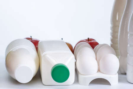 Fridge frozen ingredient , product milk, eegs.