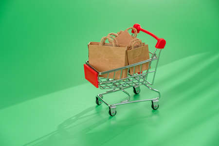 Shop internet commerce marketing online. retail cartの写真素材