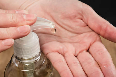 Hand hygiene bottle sanitizer gel antibacterial wash. disinfectant.