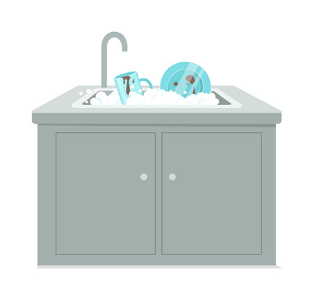 dish sink with good quality with good colorのイラスト素材