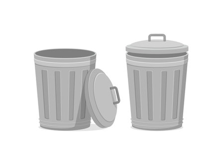 trash bin with good quality with good colorのイラスト素材