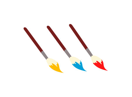 paint brush with good quality with good colorのイラスト素材