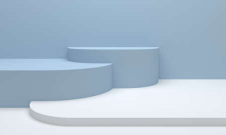 View on podium for mock up winnerの写真素材