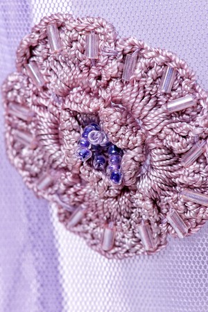 Fabric with sequins and sequins of bright colors. Fashion glitter fabric, sequins. can be used as backgroundの写真素材